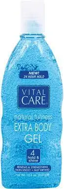 Vital Care Natural Fullness Extra Body gel, 300 ml فيتال كير جل اكسترا بادى ازرق