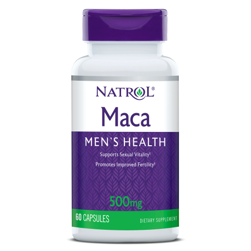 Natrol Maca 500 mg 60 Capsules Men’s Health مكمل غذائي لصحة الرجال