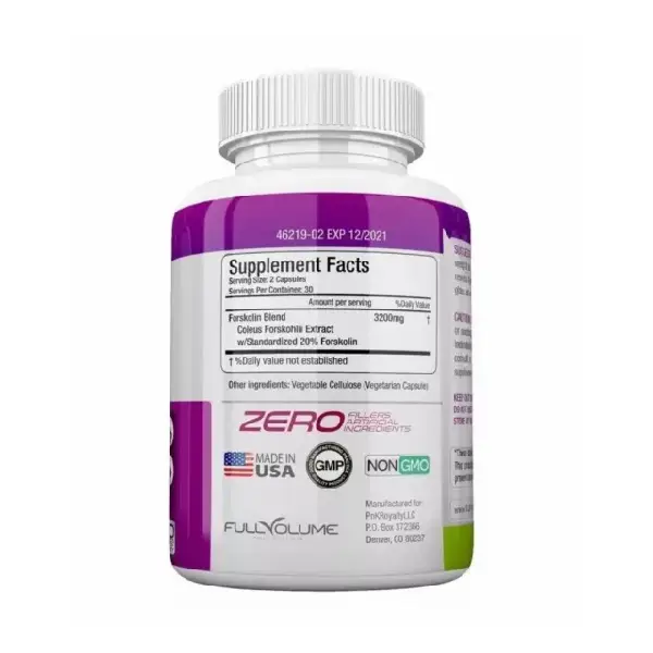Forskolin Extract 60 Capsules مستخلص فورسكولين لإنقاص الوزن