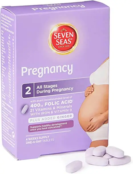 Seven Seas Pregnancy 400 folic acid لدعم صحة المرأة الحامل