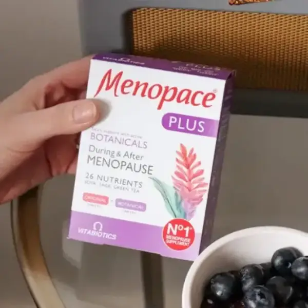 Vitabiotics Menopace Plus 56 Capsules  كبسولات مينوبيس بلس تغلبي علي فترة انقطاع الطمث