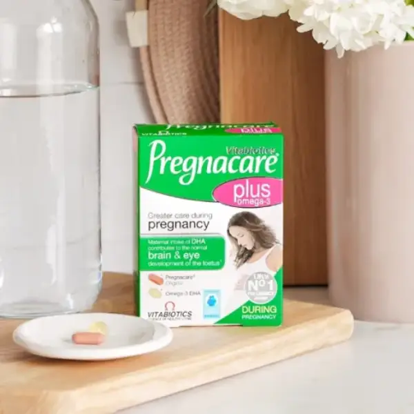 Vitabiotics Pregnacare Plus-Omega 56 Capsules بريجناكير بلس لتعزيز صحة المرأة الحامل