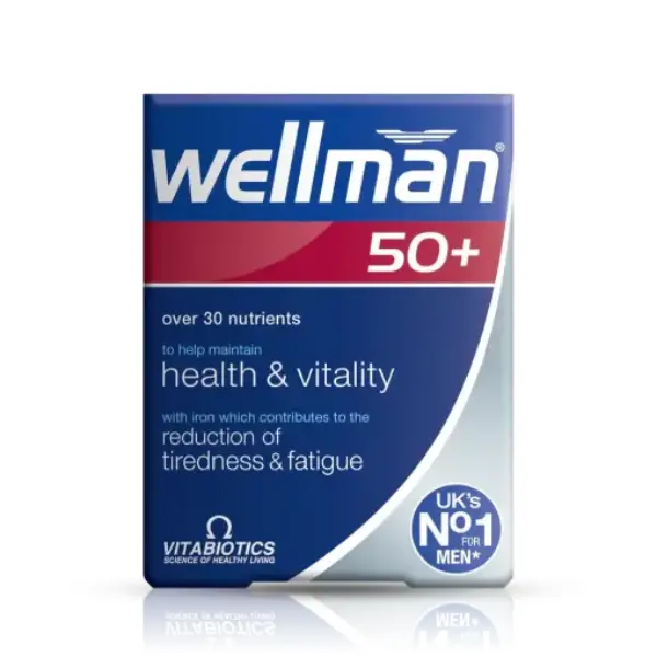 Vitabiotics Wellman 50+ 30 Tablets لصحة الرجال