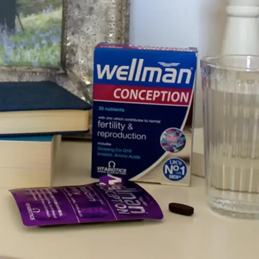 Vitabiotics Wellman Conception 30 Tablets ويل مان كونسبشن لدعم الخصوبة لدى الرجال