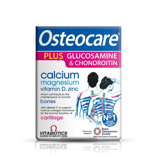 Vitabiotics Osteocare Plus Glucosamine And Chondroitin اوستيوكير بلس لصحة العظام والمفاصل