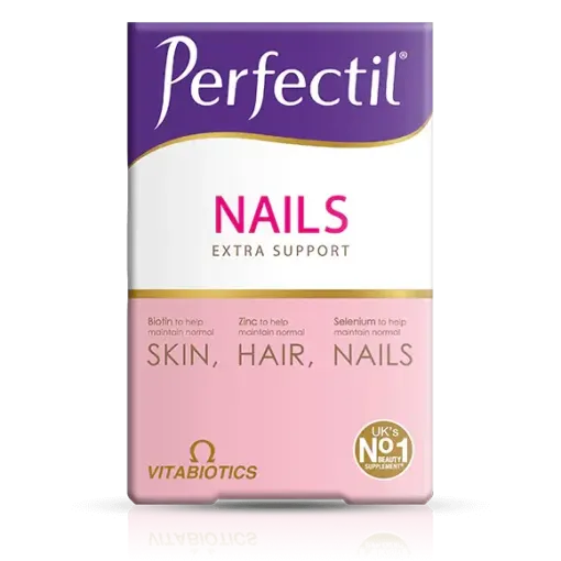 Vitabiotics Perfectil Nails Extra Support 60 Tablets مكمل غذائي لصحة الأظافر