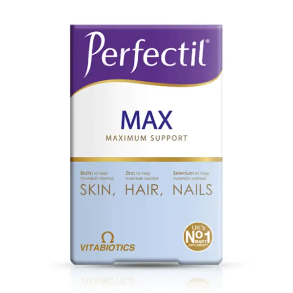 Vitabiotics Perfectil Max 84 Capsules/Tablets برفكتيل ماكس ذو التأثير الثُلاثي الرائع