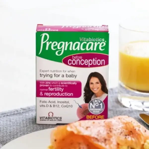 Vitabiotics Pregnacare Conception 30 Tablets لتعزيز فرص الحمل وزيادة الخصوبة