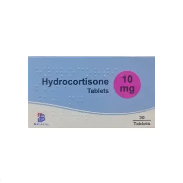 Hydrocortisone 10mg 30 Tablets أقراص هيدروكورتيزون علاج بديل لنقص هرمون الكورتيزول