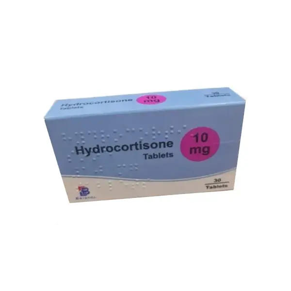 Hydrocortisone 10mg 30 Tablets أقراص هيدروكورتيزون علاج بديل لنقص هرمون الكورتيزول