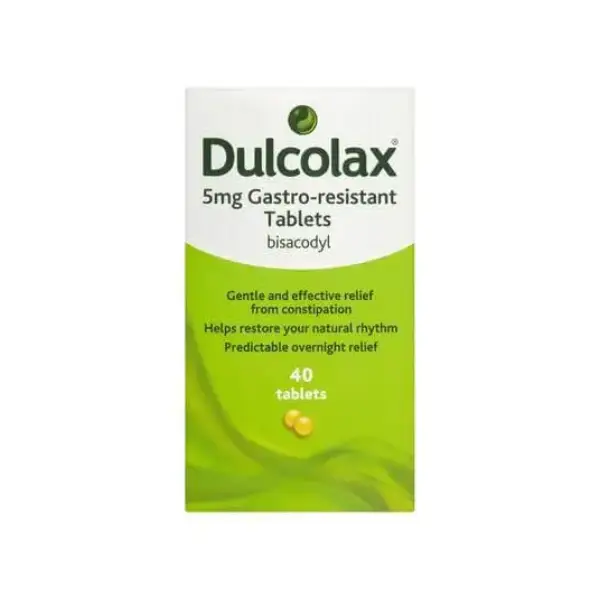 Dulcolax 5 mg 40 Capsules أفضل علاج للإمساك المزمن