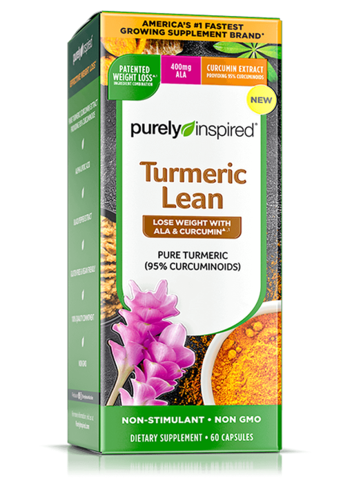 Purely Inspired Turmeric Lean 60 Capsules كبسولات الكركمين لإنقاص الوزن للنساء والرجال