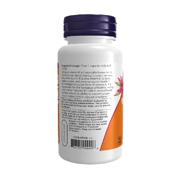 NOW® Vitamin K2 100 mcg 100 Capsuls