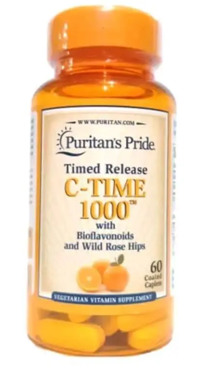 Puritan’s Pride Vitamin C-Time 1000 mg 60 Tablets.