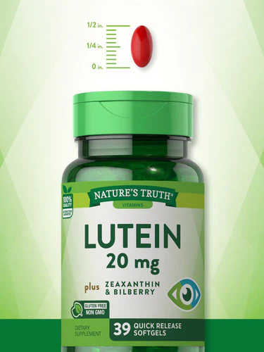 NATURE’S TRUTH LUTEIN 20 mg plus 39 SOFTGELS مكمل غذائي لصحة العين