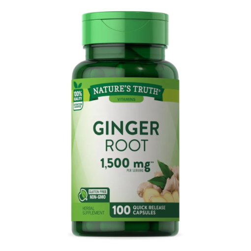 Nature’s Truth Ginger Root 1,500mg 100 Capsules مكمل غذائي جذور الزنجبيل