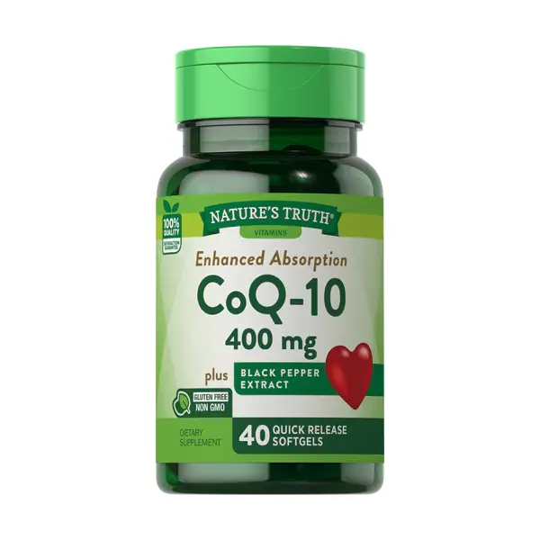 NATURE’S TRUTH Co Q-10 400 mg 40 SOFTGELS لدعم صحة القلب