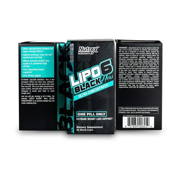 Lipo 6 Black Hers 60 Capsules بلاك الحل السحري للسيدات