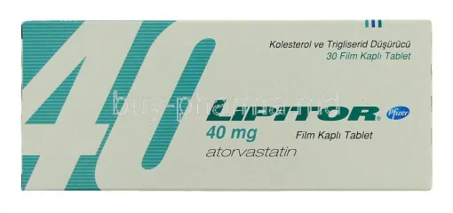 Lipitor 40 mg 30 Tablets لعلاج وخفض معدل الكوليسترول الضار بالجسم