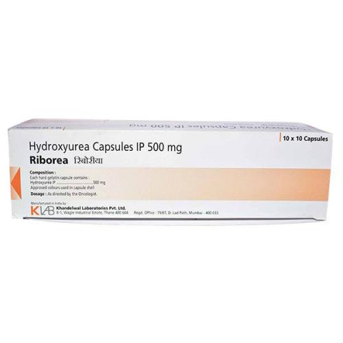 Riborea Hydroxyurea 500Mg Capsules كبسولات ريبوريا هيدروكسي يوريا