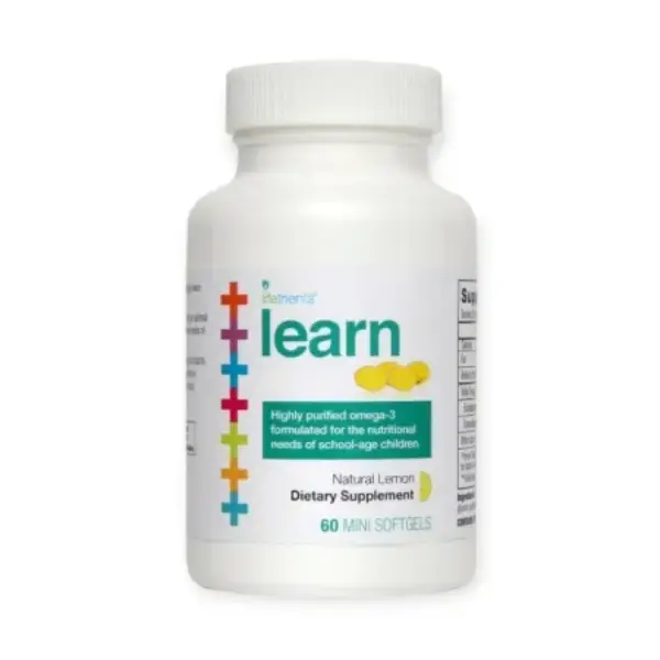 Lifetrients learn 60 Capsules ليرن كبسول اوميجا 3 لتعزيز صحة طفلك في سن المدرسة 