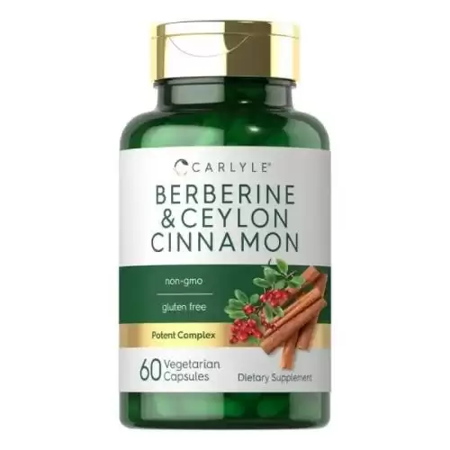 Carlyle Berberine & Ceylon Cinnamon 2000mg 60 Capsules بربارين